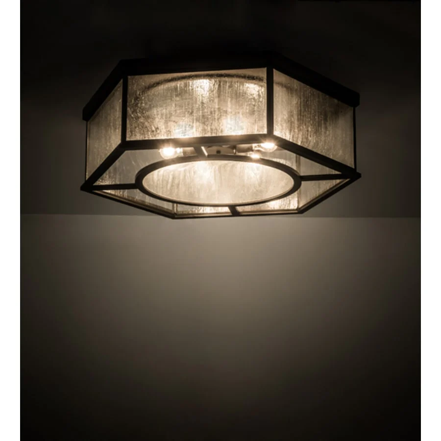 Meyda Tiffany Chauncey 6 Light 36" Wide Flush Mount Drum Ceiling Fixture - Image 2