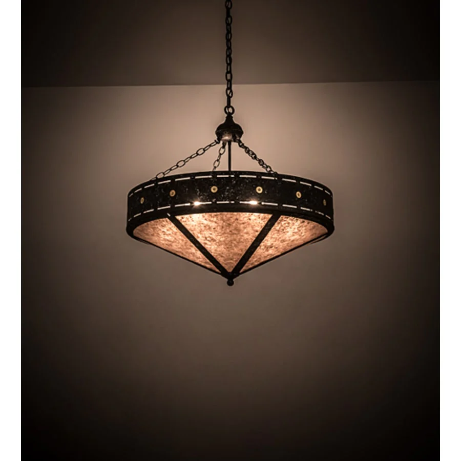 Meyda Tiffany Craftsman 6 Light 30" Wide Pendant - Image 1
