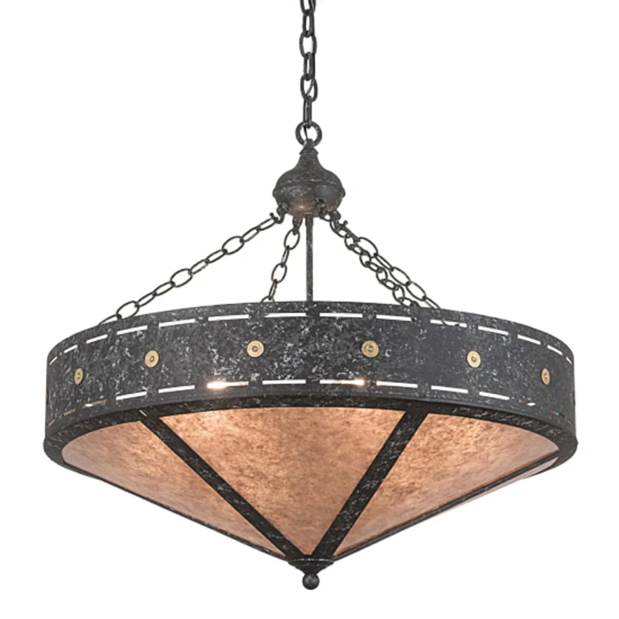 Meyda Tiffany Craftsman 6 Light 30" Wide Pendant - Image 3