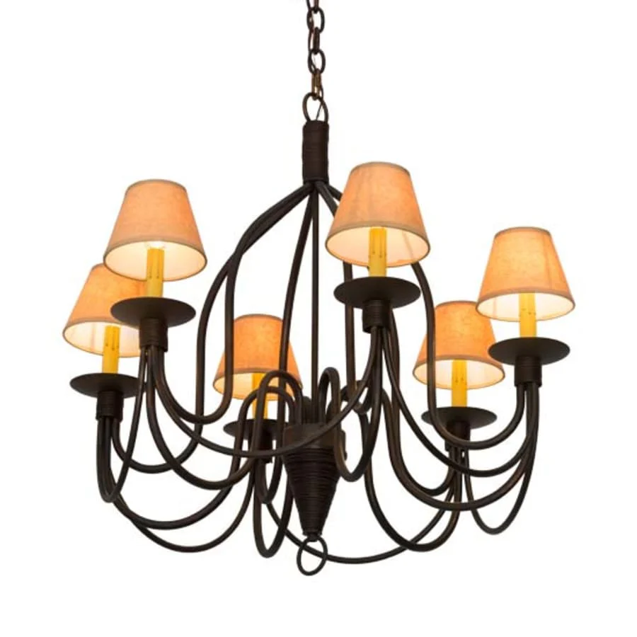 Meyda Tiffany Bell 6 Light 30" Wide Chandelier - Image 1
