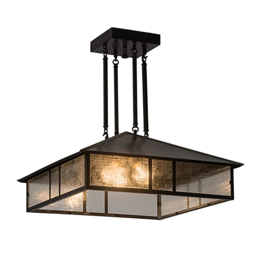 Meyda Tiffany Mission 3 Light 34" Wide Pendant - Image 3