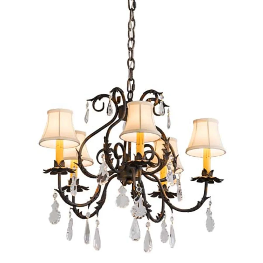 Meyda Tiffany Chantilly 5 Light 25" Wide Crystal Chandelier - Image 1