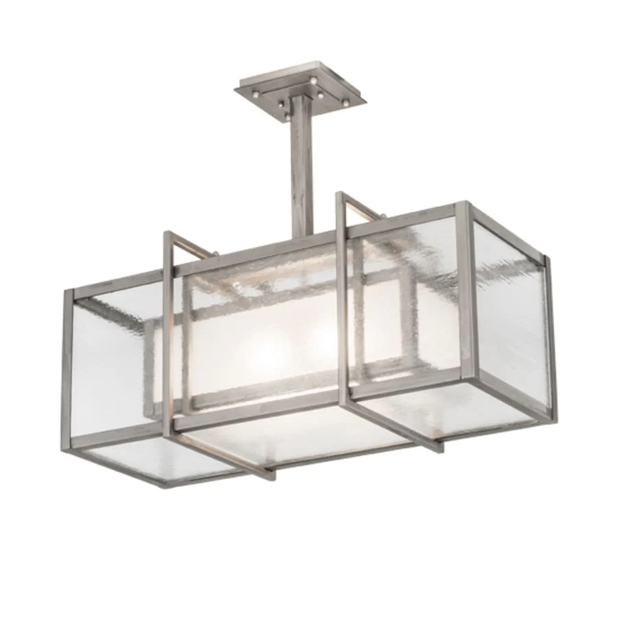 Meyda Tiffany Nelson 2 Light 27" Wide Linear Pendant - Image 3