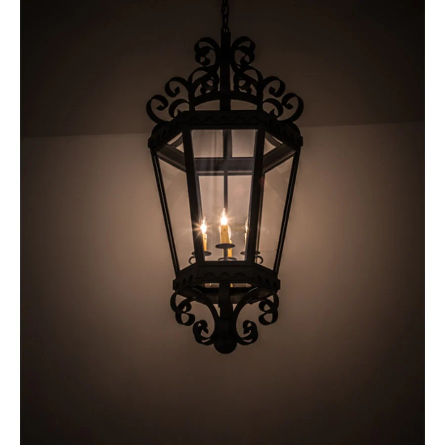 Meyda Tiffany Cadenza 4 Light 18" Wide Taper Candle Pendant - Image 1