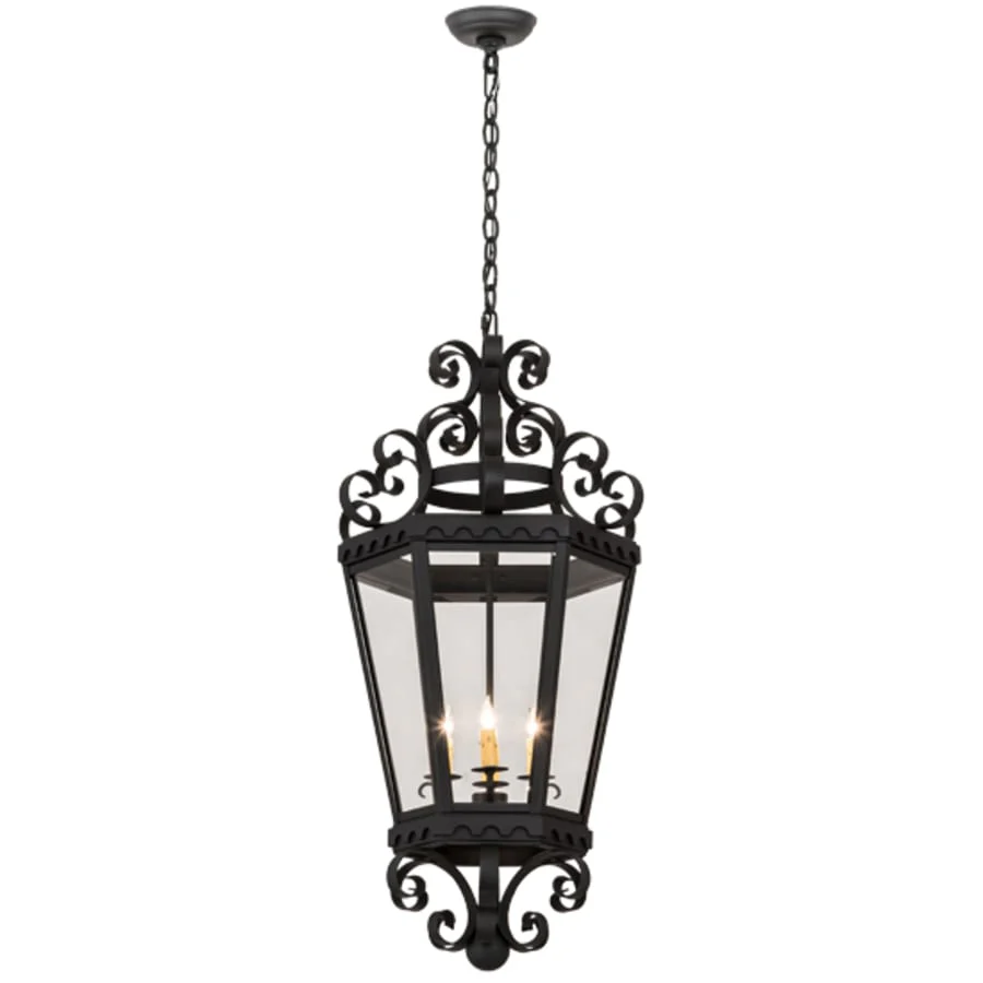 Meyda Tiffany Cadenza 4 Light 18" Wide Taper Candle Pendant - Image 3