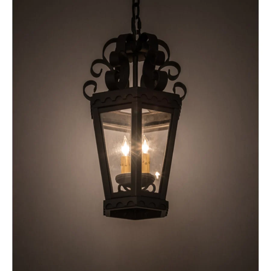 Meyda Tiffany Cadenza 2 Light 10" Wide Taper Candle Pendant - Image 1