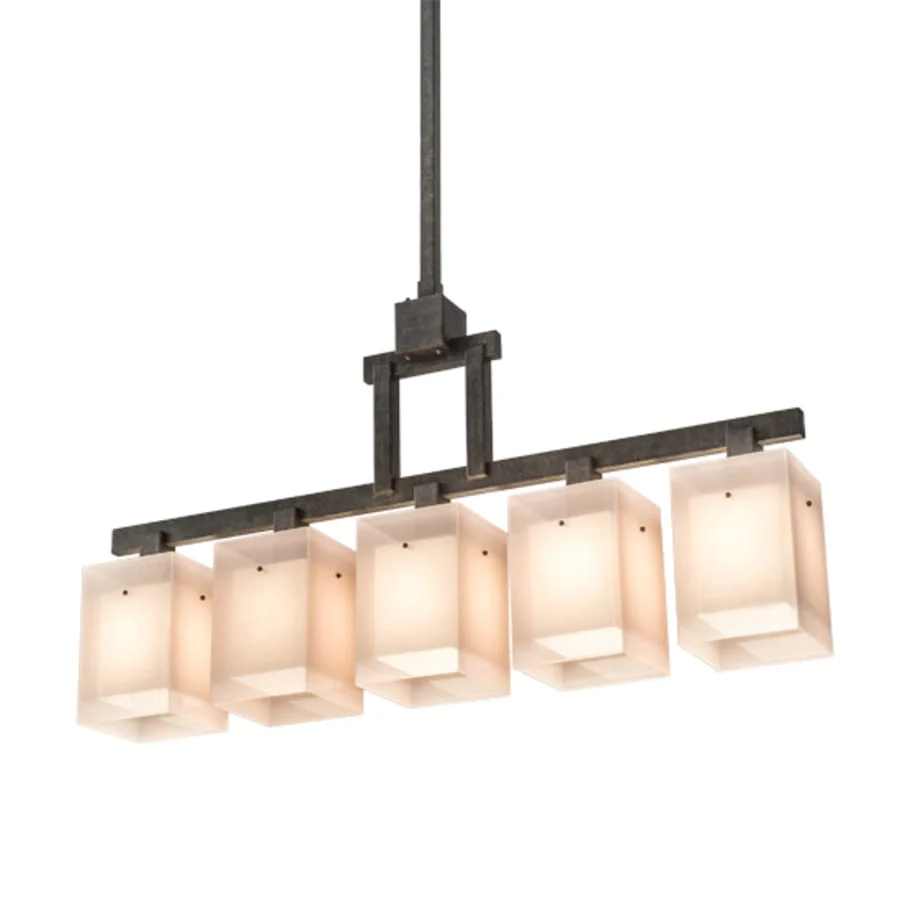 Meyda Tiffany Metro 5 Light 55" Wide Linear Pendant - Image 2