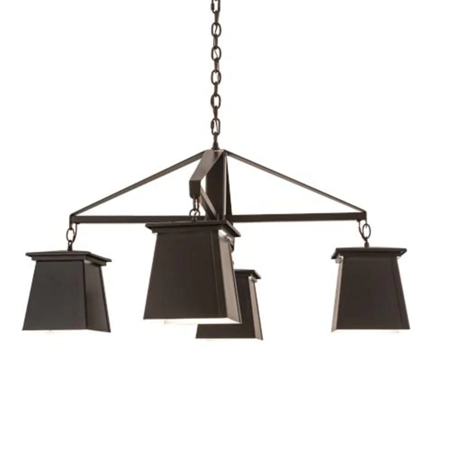 Meyda Tiffany Mission Midnight 4 Light 41″ Wide Chandelier