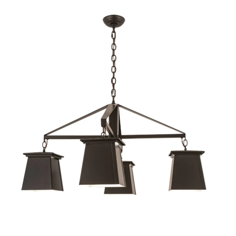 Meyda Tiffany Mission Midnight 4 Light 41" Wide Chandelier - Image 2