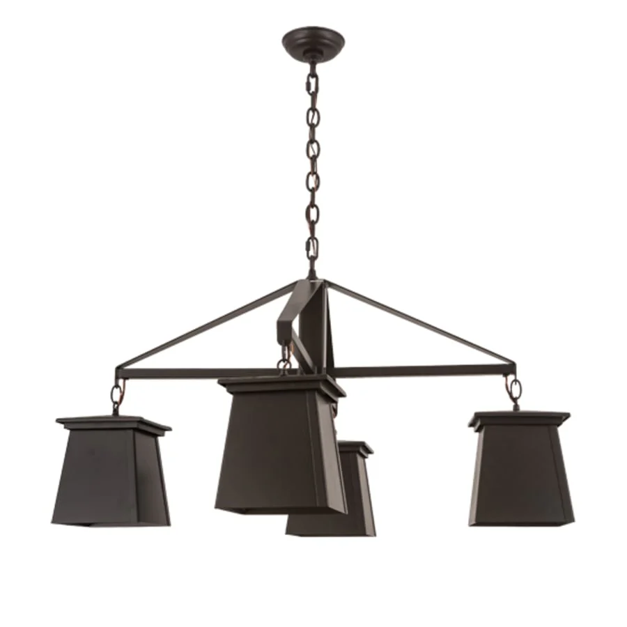 Meyda Tiffany Mission Midnight 4 Light 41" Wide Chandelier - Image 3