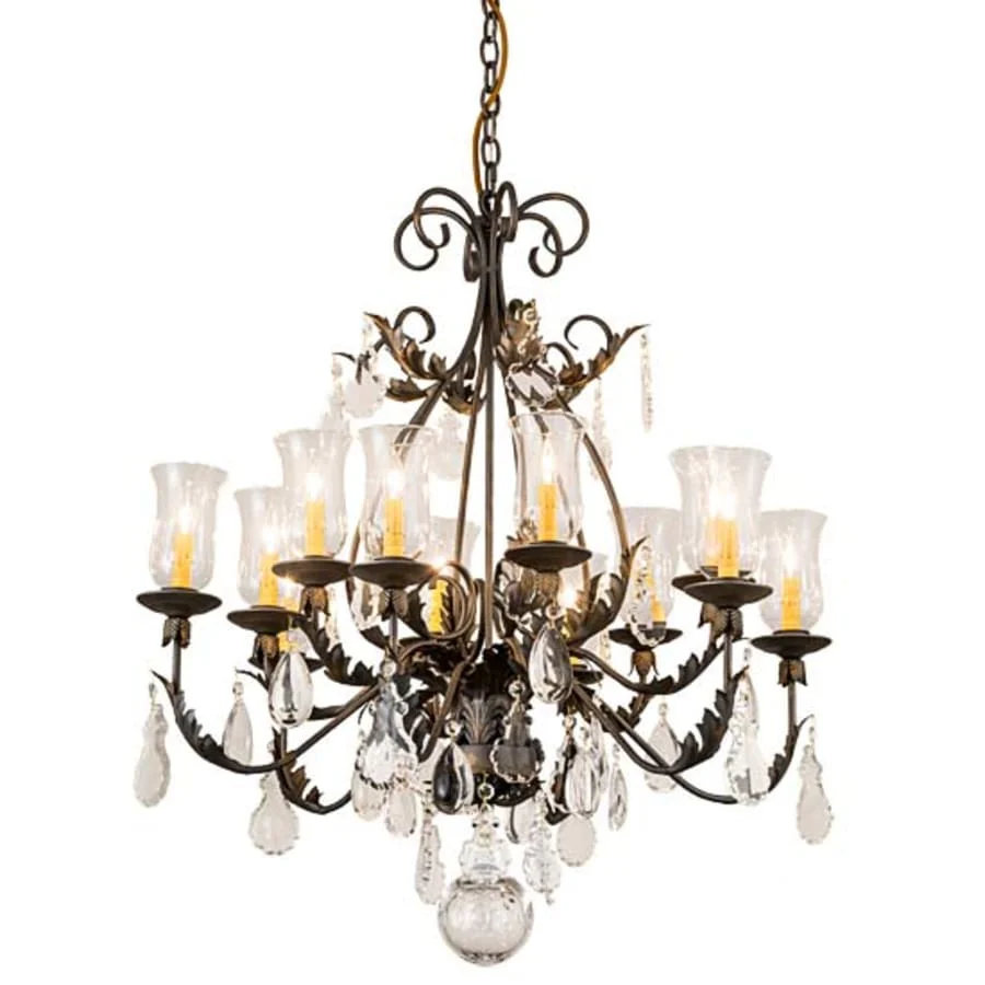 Meyda Tiffany French Elegance 12 Light 36" Wide Crystal Chandelier - Image 1