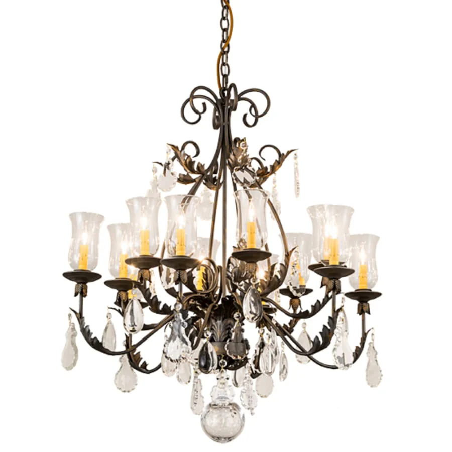 Meyda Tiffany French Elegance 12 Light 36" Wide Crystal Chandelier - Image 2