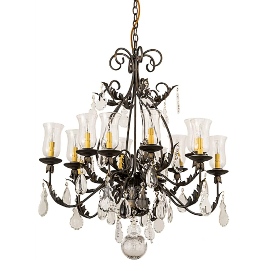 Meyda Tiffany French Elegance 12 Light 36" Wide Crystal Chandelier - Image 3