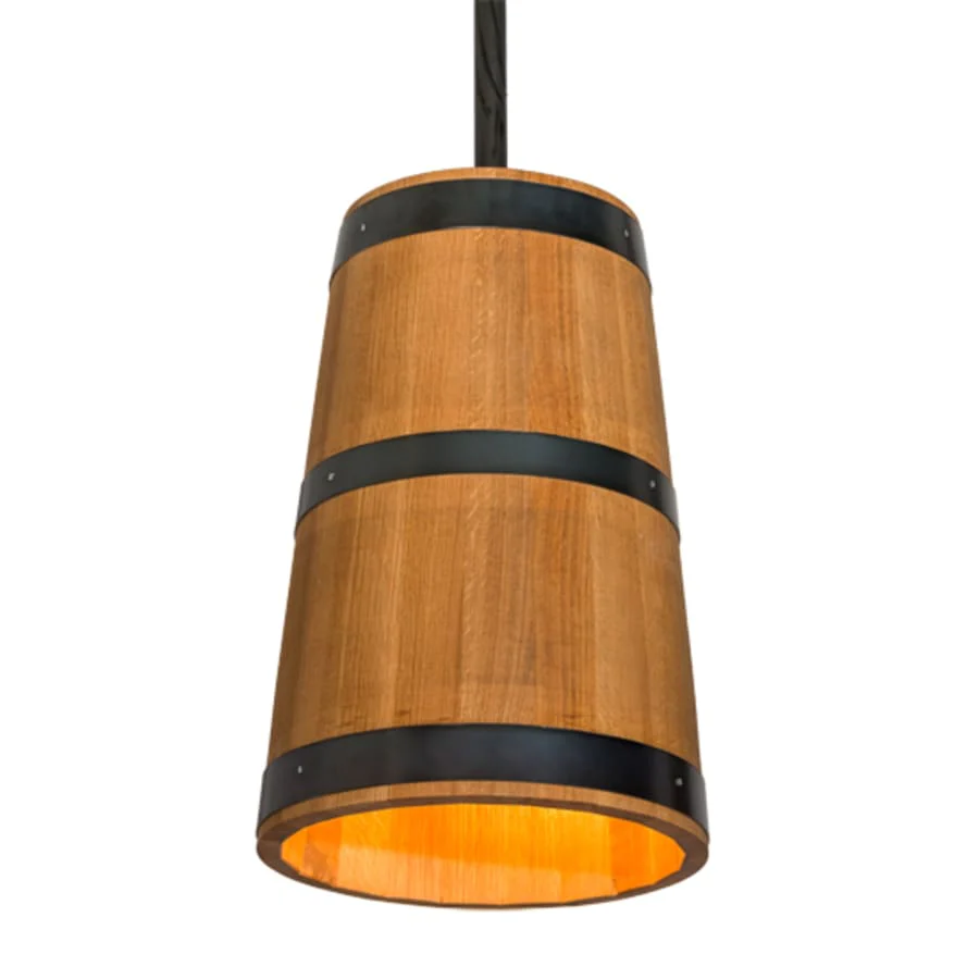 Meyda Tiffany 3 Light 17" Wide Wood Pendant - Image 1