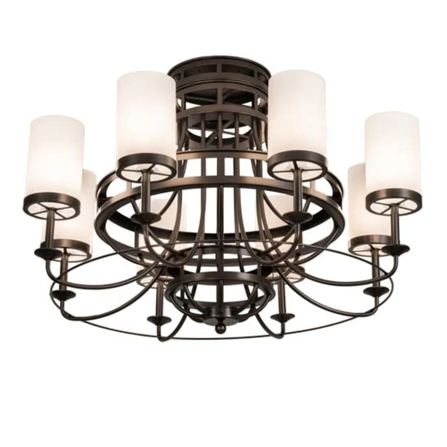 Meyda Tiffany Saxony 8 Light 46" Wide Ring Chandelier - Image 1