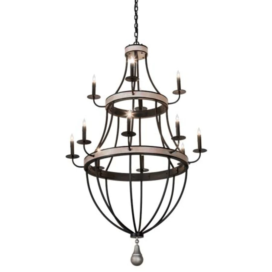 Meyda Tiffany Georgetown 12 Light 36" Wide Taper Candle Style Chandelier - Image 1