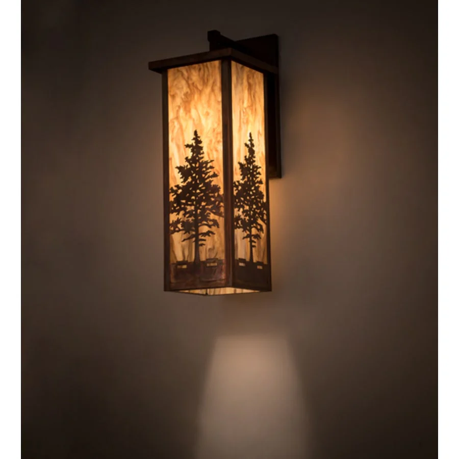 Meyda Tiffany Tamarack 29" Tall Wall Sconce with Shade - Image 1