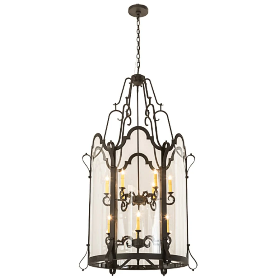 Meyda Tiffany 12 Light 33" Wide Taper Candle Pendant - Image 3