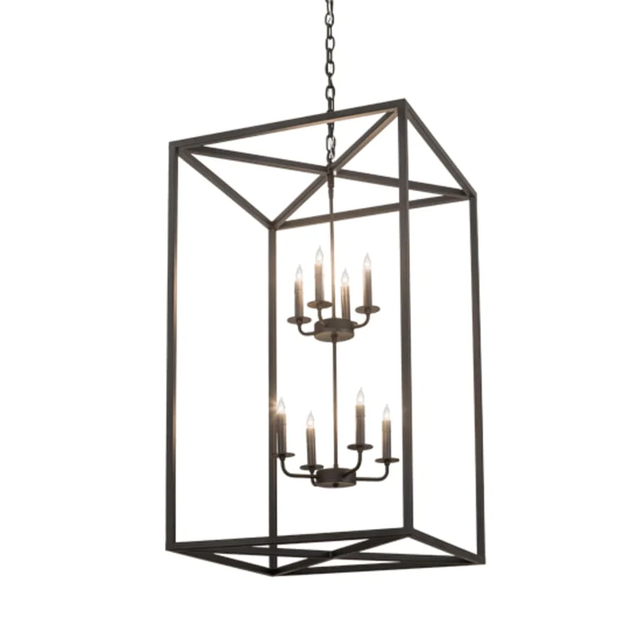 Meyda Tiffany 8 Light 34" Wide Taper Candle Pendant - Image 3