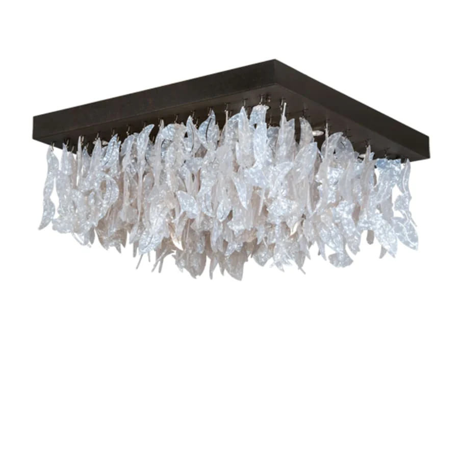 Meyda Tiffany Ginkgo 9 Light 51" Wide Flush Mount Ceiling Fixture - Image 3