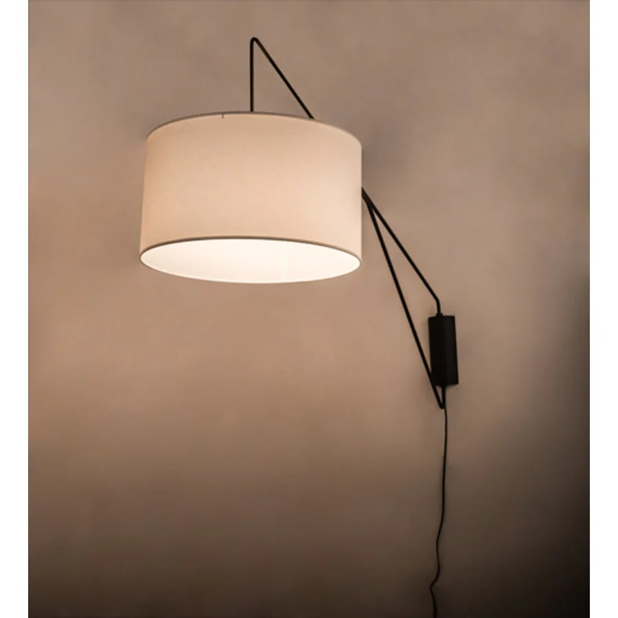 Meyda Tiffany Cilindro Textrene 32" Tall Wall Sconce - Image 1