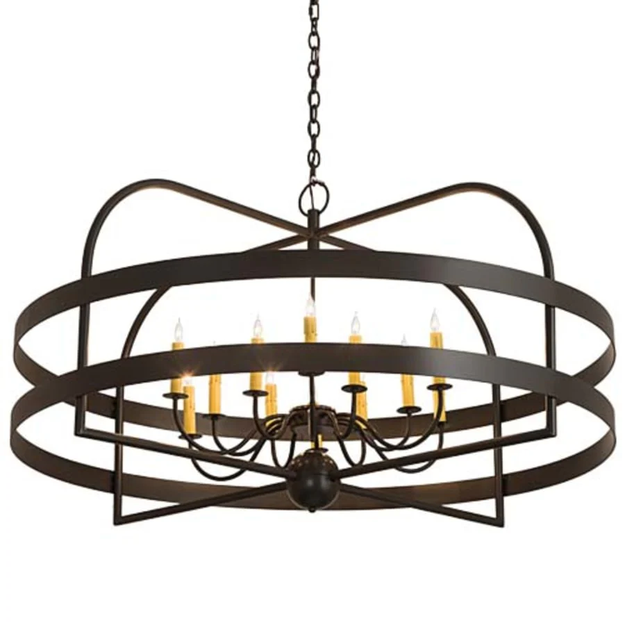 Meyda Tiffany Aldari 12 Light 48" Wide Taper Candle Style Chandelier - Image 1