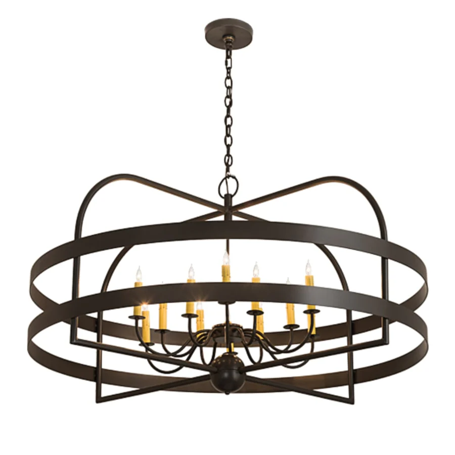Meyda Tiffany Aldari 12 Light 48" Wide Taper Candle Style Chandelier - Image 2