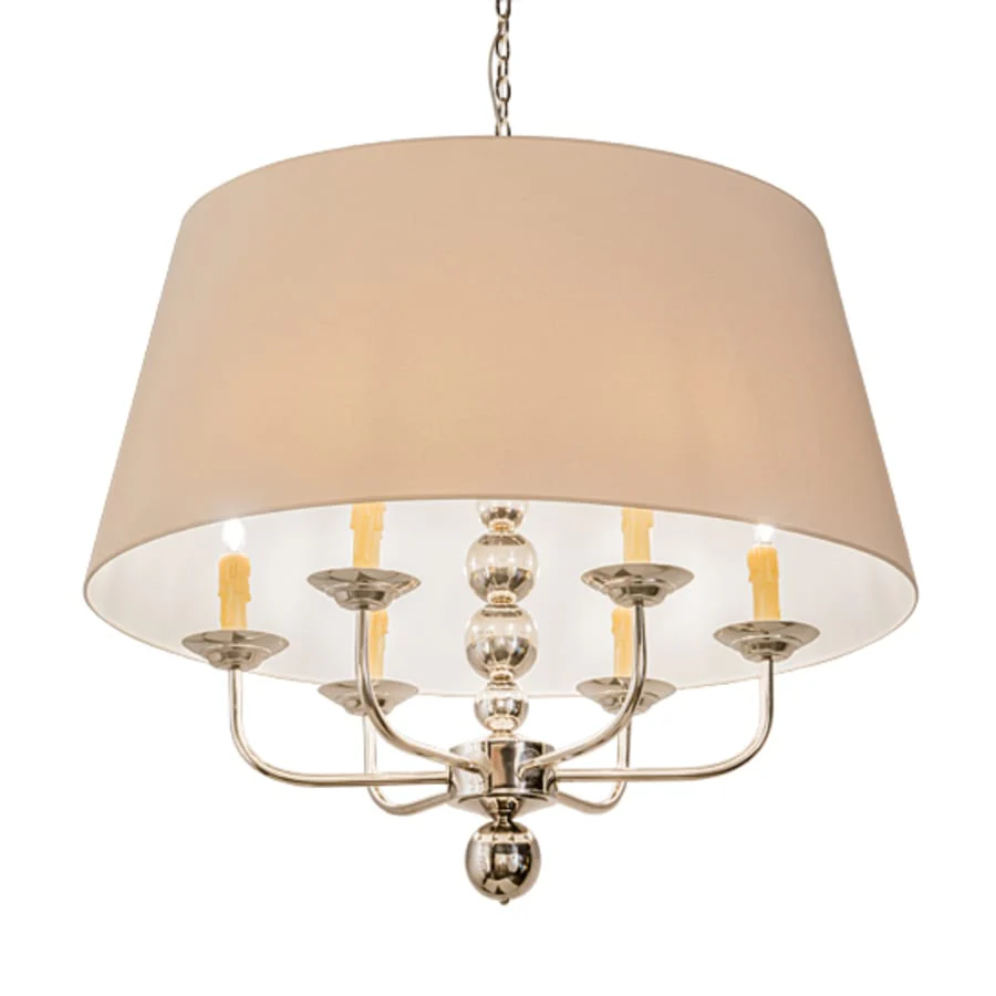 Meyda Tiffany 6 Light 38" Wide Taper Candle Pendant - Image 1
