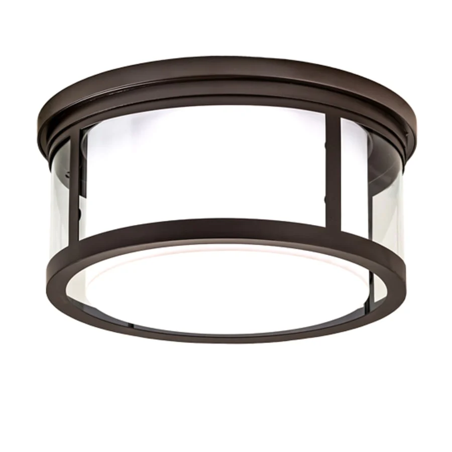 Meyda Tiffany Cilindro Campbell 19″ Wide LED Flush Mount Drum Ceiling Fixture