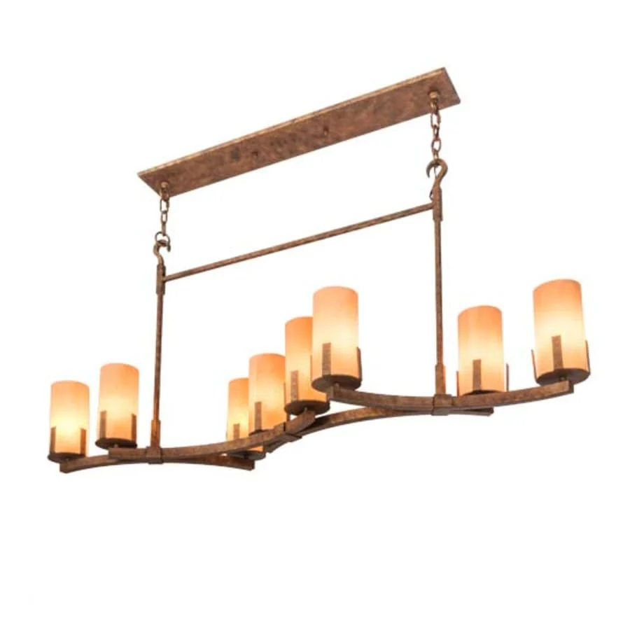 Meyda Tiffany Long Cero 8 Light 52" Wide Linear Chandelier - Image 1