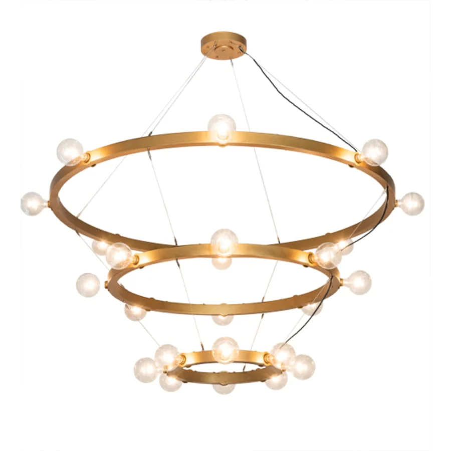 Meyda Tiffany Manheim Alva 24 Light 72" Wide Ring Chandelier - Image 2