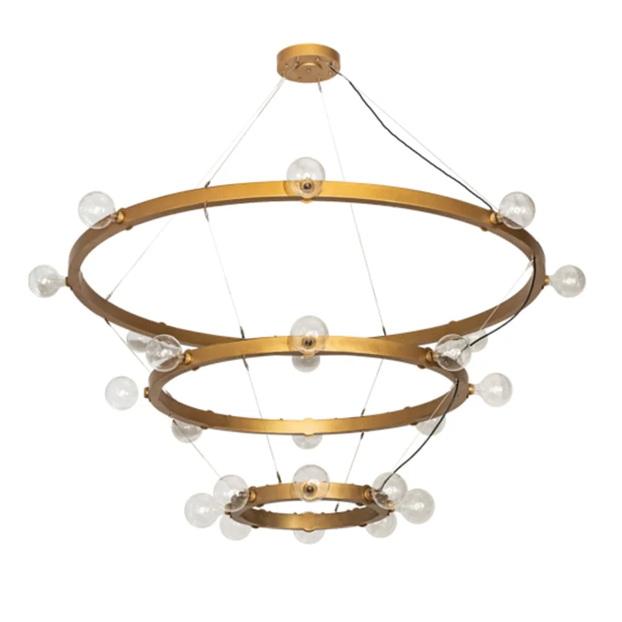 Meyda Tiffany Manheim Alva 24 Light 72" Wide Ring Chandelier - Image 3