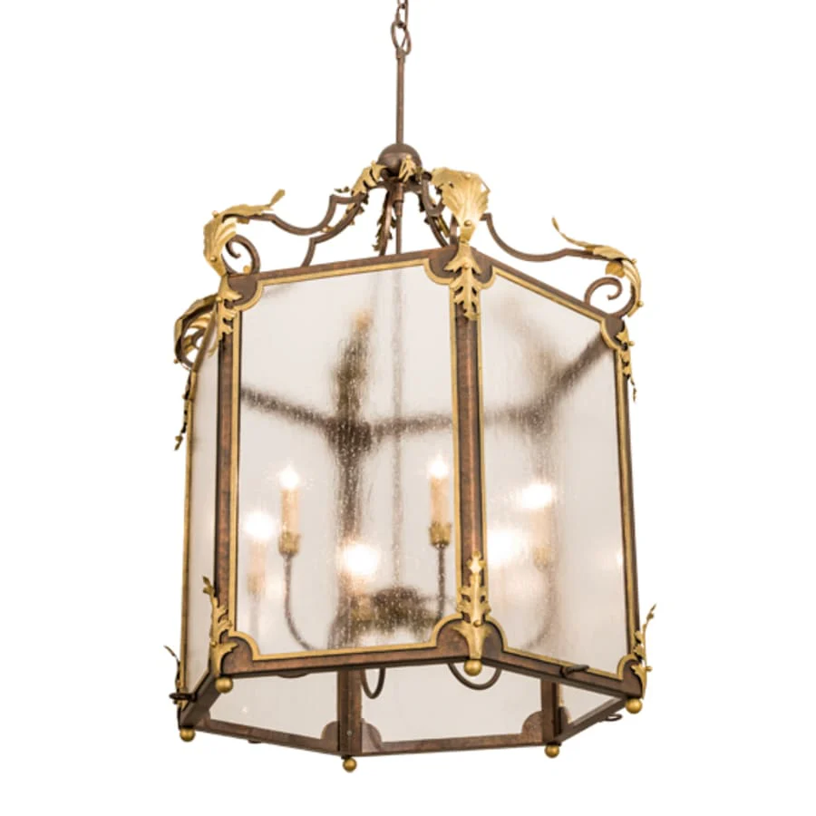 Meyda Tiffany 6 Light 34" Wide Taper Candle Pendant - Image 2