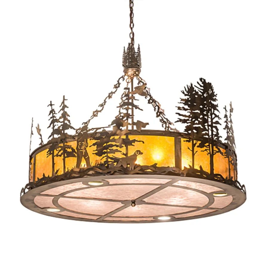 Meyda Tiffany 8 Light 50" Wide Abstract Pendant - Image 2
