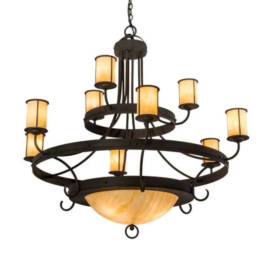 Meyda Tiffany Nehring 12 Light 52" Wide Ring Chandelier - Image 1