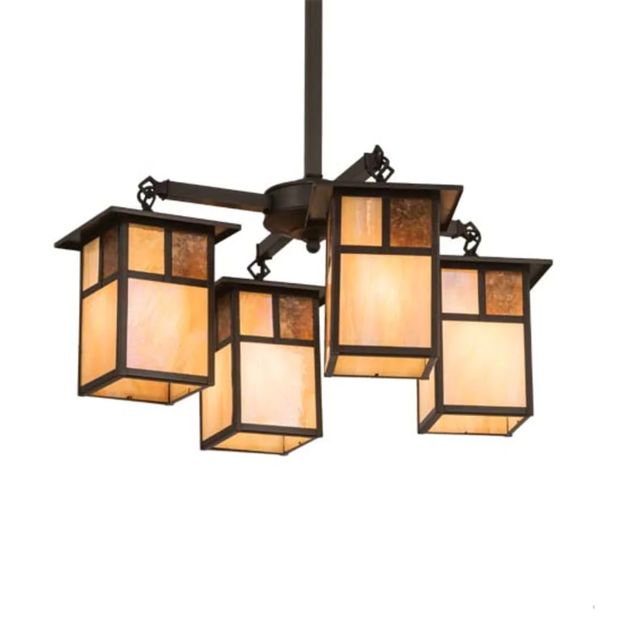 Meyda Tiffany Hyde Park 4 Light 25" Wide Chandelier - Image 1