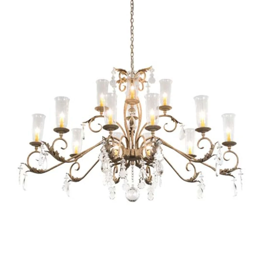Meyda Tiffany Long Windsor 14 Light 38" Wide Crystal Chandelier - Image 1