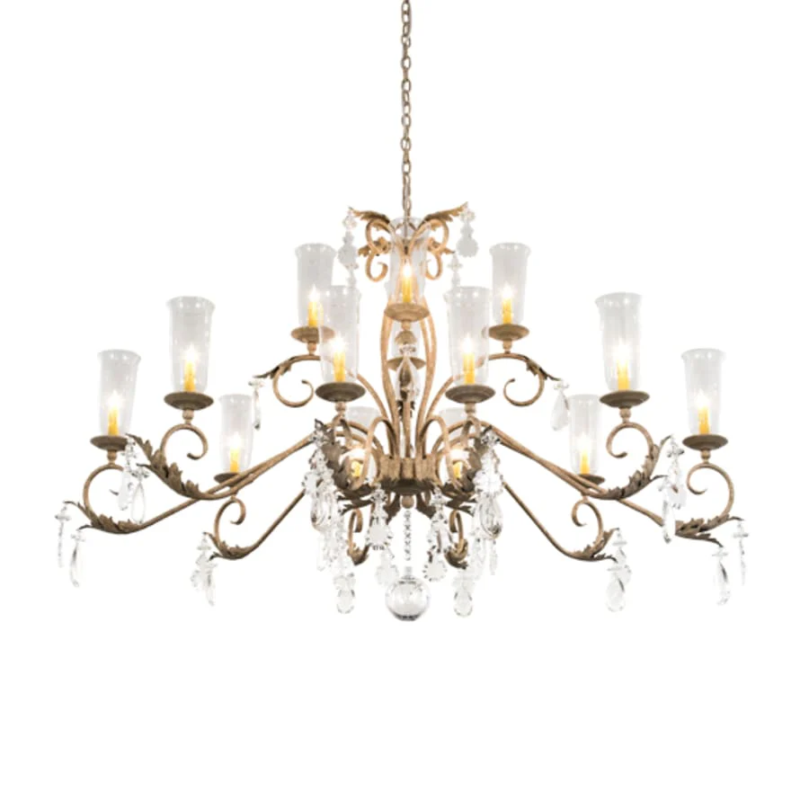 Meyda Tiffany Long Windsor 14 Light 38" Wide Crystal Chandelier - Image 2
