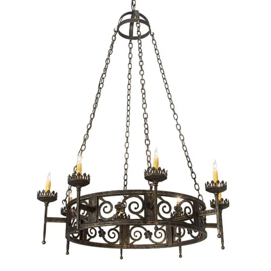 Meyda Tiffany Majella 8 Light 42" Wide Taper Candle Style Chandelier - Image 1