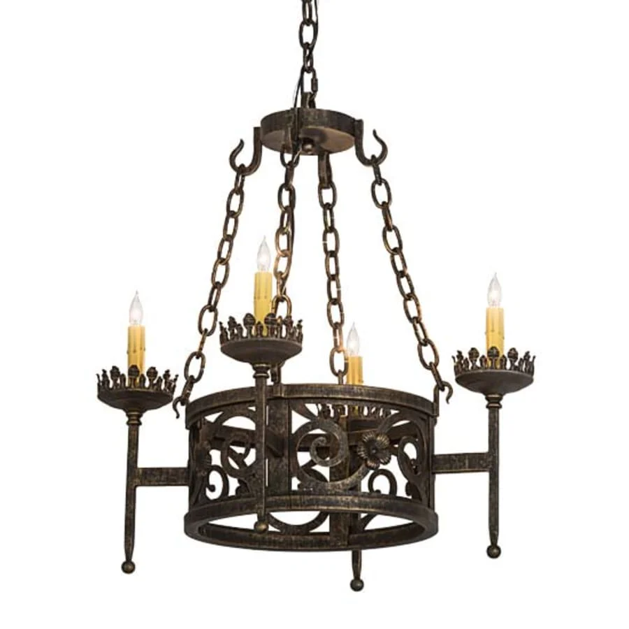 Meyda Tiffany Majella 4 Light 24" Wide Taper Candle Style Chandelier - Image 1