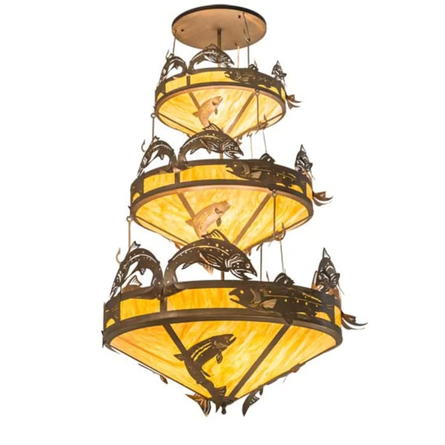 Meyda Tiffany Catch of the Day 18 Light 58" Wide Chandelier - Image 1