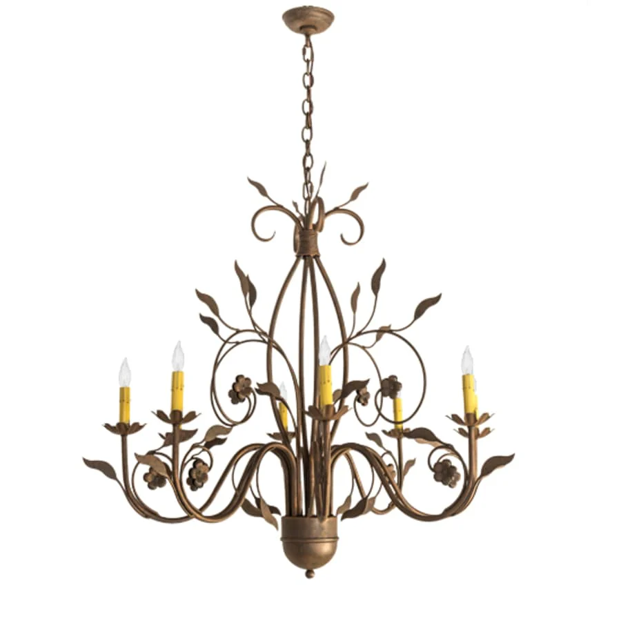 Meyda Tiffany Bordeaux 8 Light 36" Wide Taper Candle Style Chandelier - Image 3