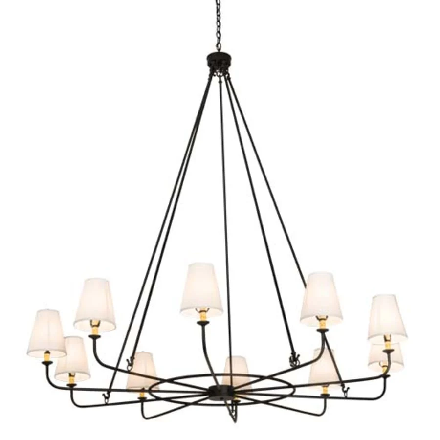 Meyda Tiffany Brach 10 Light 72" Wide Chandelier - Image 1