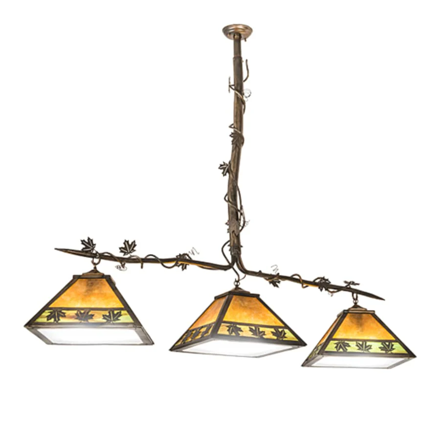 Meyda Tiffany 3 Light 66" Wide Linear Pendant - Image 2