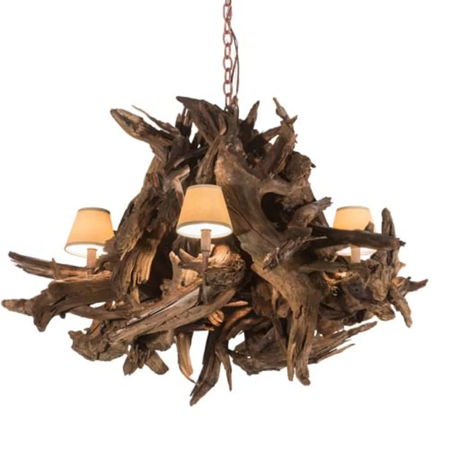 Meyda Tiffany Driftwood 5 Light 40" Wide Chandelier - Image 1