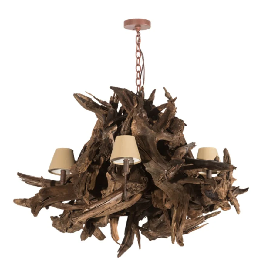 Meyda Tiffany Driftwood 5 Light 40" Wide Chandelier - Image 3
