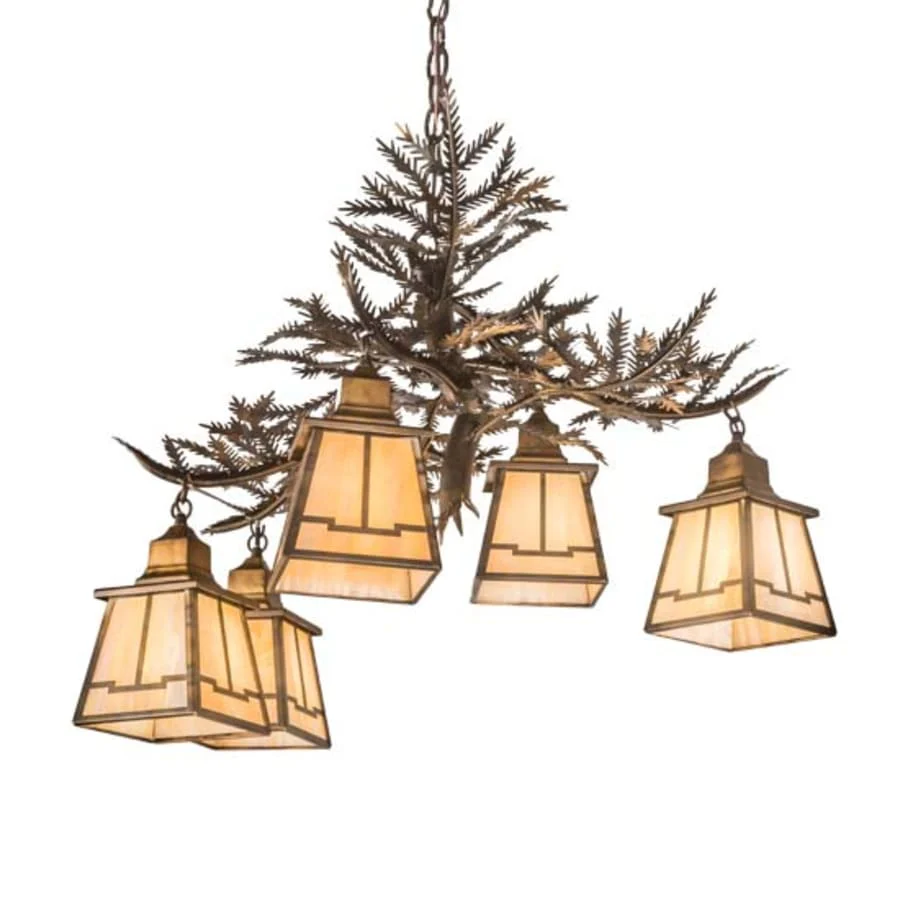 Meyda Tiffany Pine Branch 5 Light 30" Wide Chandelier - Image 1