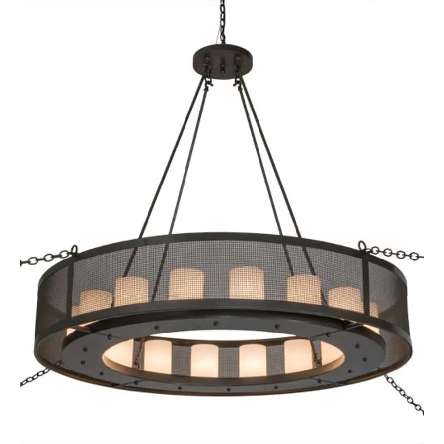 Meyda Tiffany Loxley Golpe 16 Light 56" Wide Ring Chandelier - Image 1