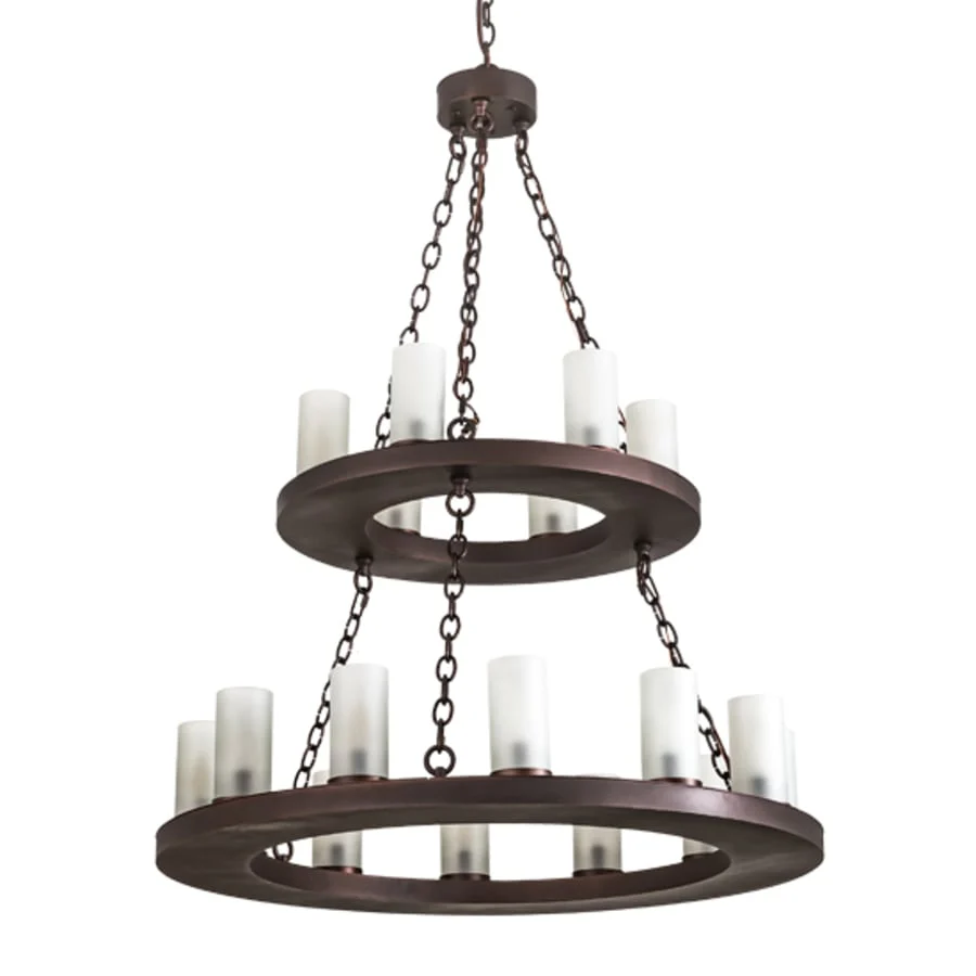 Meyda Tiffany Loxley 18 Light 36" Wide Ring Chandelier - Image 3