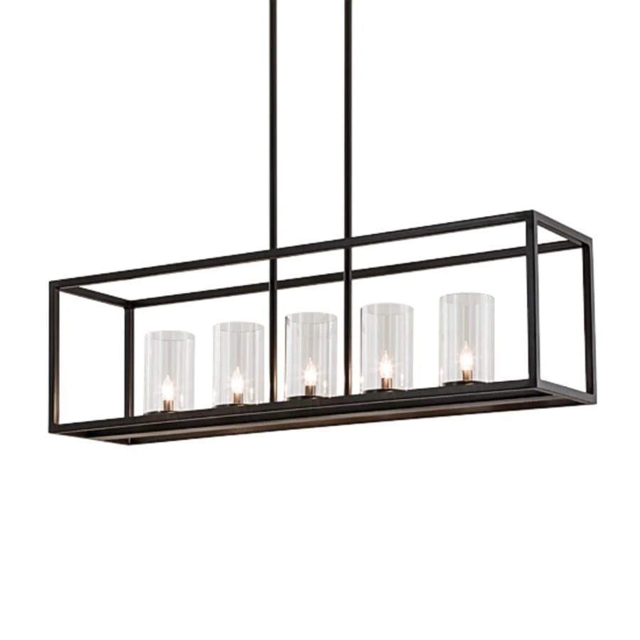 Meyda Tiffany 5 Light 48" Wide Taper Candle Linear Pendant - Image 2